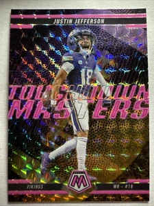 2025 Panini Mosaic Touchdown Masters #4 (Pink Fluorescent) JUSTIN JEFFERSON - Bild 1 von 2