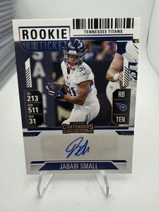 2024 Panini Contenders Rookie Ticket Jabari Small Auto #201 - Picture 1 of 2
