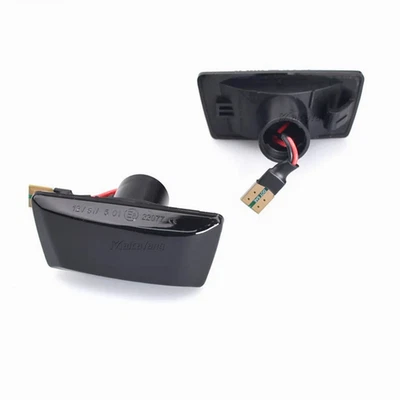 Vauxhall Adam Set Indicatori Laterali LED Dinamici Nero 12-19 Ripetitore Sinistro Destro - Immagine 1 di 4