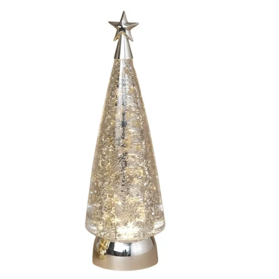 Gerson Lighted 旋转水球树 带雪花和计时器 — 第 1/2 张图片