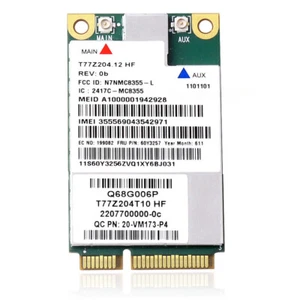Thinkpad X220 X230 T420 T430 W520 W530 Wireless Gobi 3000 3G WWAN Card 60Y3257 - Picture 1 of 6