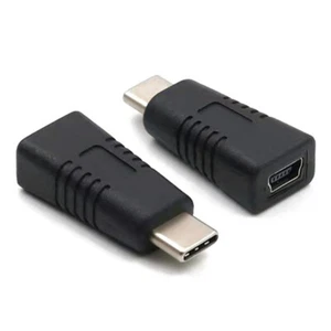 Mini USB Female To Type C Male Adapter Mini T Type Female To Data Cable */ - Zdjęcie 1 z 5