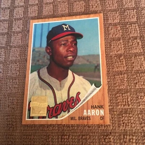 2000 Topps Reprint Hank Aaron #9/23 NM-MT  - Picture 1 of 2