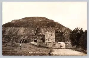 RPPC San Juan Teotihuacan Pyramids of Sun Ruins Archeology Osuna 166 Postcard I - Picture 1 of 2