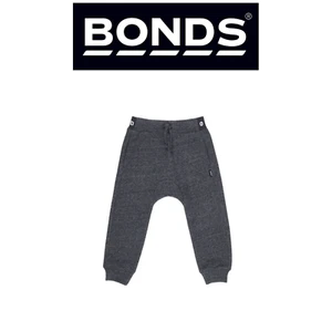 Bonds Kids Fleece Logo Trackie Pants Tie Cord at Waist Drawstring KWLEK - Picture 1 of 3