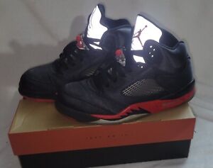 Nike Air Jordan II Retro Mens Size 10 Athletic Shoe Black Red White Original Box