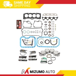 Full Gasket Set Pistons Bearings Fit 93-97 Toyota Geo 1.8L DOHC 7AFE - Picture 1 of 12