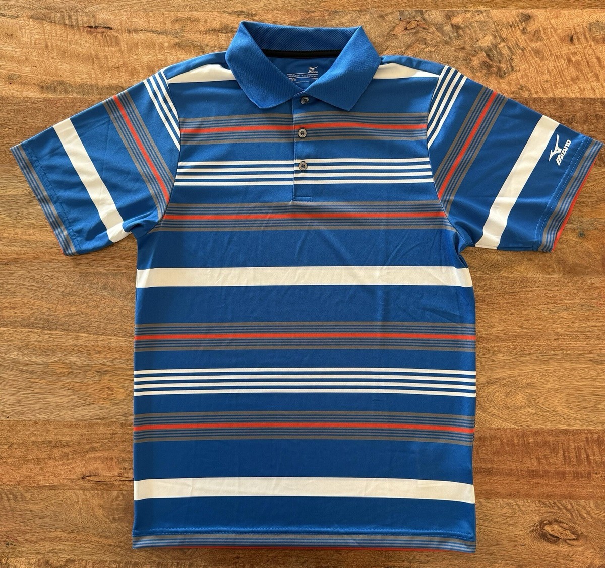 Camiseta Mizuno Cutoff Para Hombre - Azul/Plateado, Estilo Deportivo Y Moderno