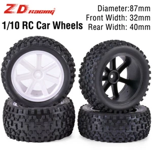 Vorne Hinten Reifen Räder 12mm Inbus Für Redcat Traxxas 1/10 Off Road Buggy Auto - Bild 1 von 25