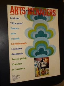 ARTS MÉNAGERS ART DE VIVRE n°243 - AVRIL 1970 - VINTAGE - Picture 1 of 7