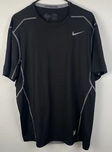 Nike Pro Combat Herren Dri-Fit Sport T-Shirt Gr.XL/Schwarz/Fitted/Vented - Bild 1 von 7