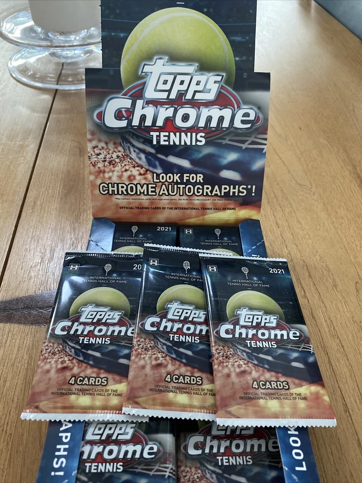 2021 Topps Chrome Tennis Hobby Pack