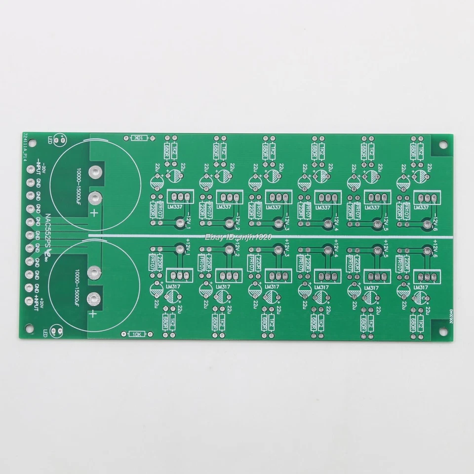 Placa de circuito impresso HiFi NAC552PS 6 vias fonte de alimentação integrada para PSU pré-amplificador NAC552 - Imagem 1 de 2