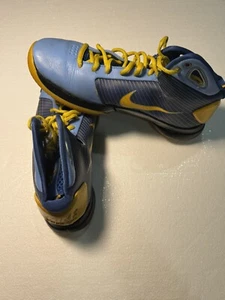 Nike ID HYPERDUNK 373350-992 Mens Size 8.5 RARE MODEL Blue Yellow Sneakers Shoes - Picture 1 of 13