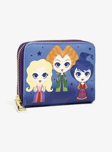 Loungefly Disney Hocus Pocus Sanderson Sisters, Billy and Binx Zip Around Wallet - Picture 1 of 3