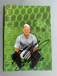 ANDREAS BREHME Weltmeister 1990 DFB signed ADIDAS-Autogrammkarte 10x15 Autogramm - Picture 1 of 2