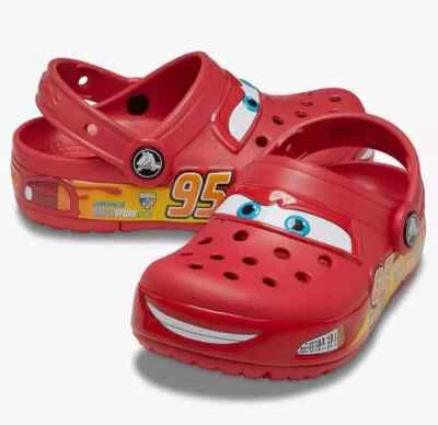 Zuecos Lightning McQueen Crocs niños unisex Lightning McQueen Light Up Crocs zuecos