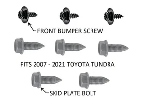 SKID/SPLASH PLATE HARDWARE! FOR 07-2021 TOYOTA TUNDRA CREWMAX EXT'D TRD 1794 ETC - Picture 1 of 5