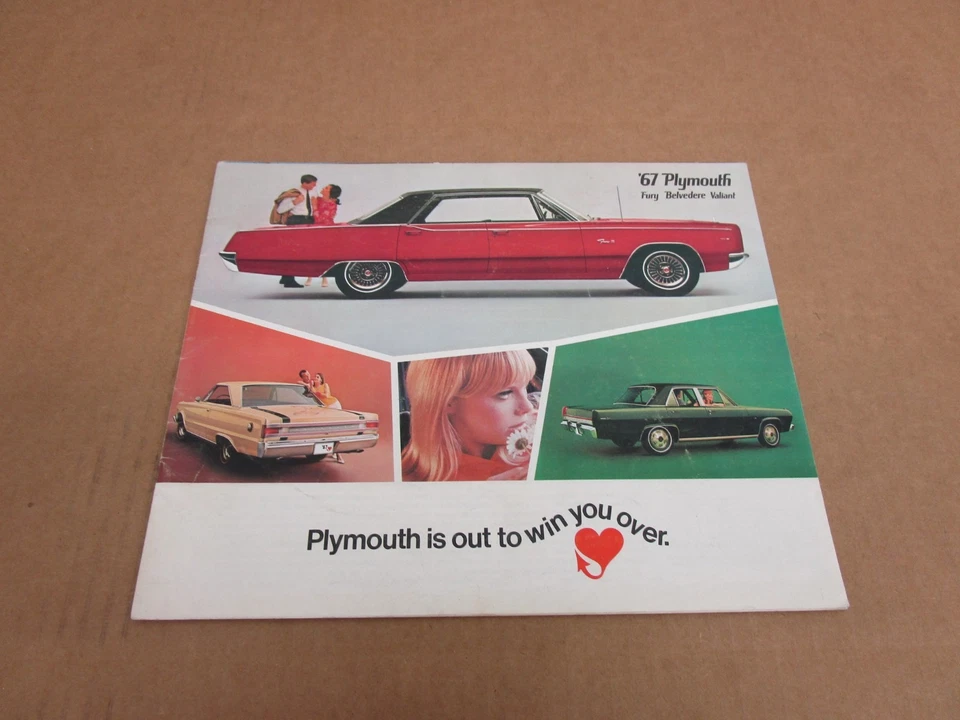 1967 Plymouth Valiant Belvedere ярость продажи брошюра дилер литература 28 страниц - Изображение 1 из 1