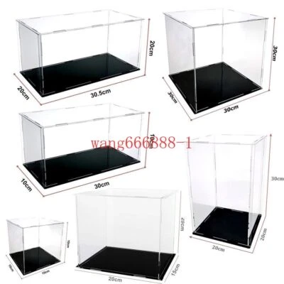 New Diorama Acrylic Dustproof Transparent Display Box Car Model Collectibles - Image 1 of 4