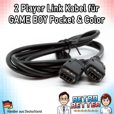 2 Player Link Cable GBC / GBP 1.2m for Nintendo GameBoy Pocket & Color Player - Image 1 of 2