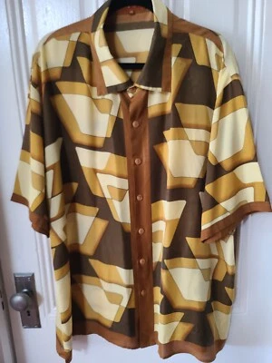 Royal Prestige Pd Vintage Shirt Men's 2XL XXL Button Front Short Sleeve Hawaiian - Image 1 of 4