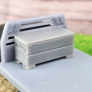 Caja de trabajo impresa en 3D escala 1:64 60" sitio de trabajo caja de herramientas camión accesorio - Imagen 1 de 3
