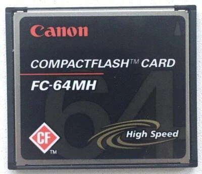 Canon 64MB CompactFlash Memory Card (FC-64MH) - Image 1 of 2