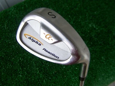 Alpha Reaction 56 Degree Cavity Back Sand Wedge Steel S300 Stiff Flex Right Hand - Image 1 of 4