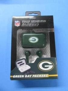 1 Pair of NIB Green Bay Packers Soar Bluetooth Wireless Earbuds & Charging Case - Picture 1 of 6