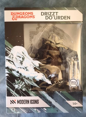 Modern Icons DUNGEONS & DRAGONS DRIZZT DO'URDEN Statue Gamestop EXCLUSIVE 9" Cover