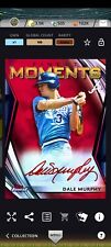 2021 TOPPS BUNT FINEST RED MOMENTS SIGNATURE ICONIC DALE MURPHY /100 LIMITED*