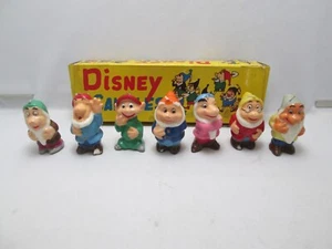 Disney's Seven Dwarfs Wax Candles w/Box -50's/60's ? Made in Japan -Walt Disney - Picture 1 of 20