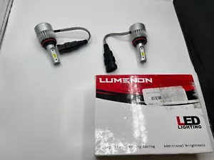 Pack of 2 Lumenon H11 H9 H8 LED Headlight Bulb 6000K 90W Xenon White Light - Picture 1 of 18