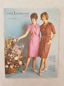 Catalogue AU LOUVRE Paris Eté 1961 Mode Prêt à Porter Ameublement Electroménager - Picture 1 of 23