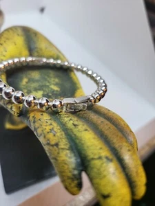 Kate Spade Golden Girl Hinged Bangle WBRUE649 Rhodium Plated - Picture 1 of 7