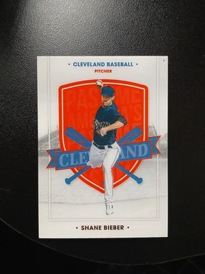 SHANE BIEBER - 2021 Panini Chronicles - America's Pastime #79 CLEVELAND - Image 1 of 4