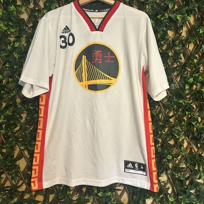 Camiseta Adidas Swingman Año Nuevo Chino Steph Curry Golden State Warriors Talla M Foto 1 de 4