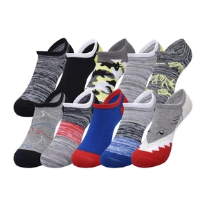 Member's Mark Boys 10-Pack No-Show Sock Shoe Size Small 7-10 Green/Multi - Picture 1 of 4
