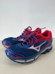 Mizuno Wave Inspire 13 Low Top Lace-Up Running Sneaker Shoes Blue Red Size 10.5 - Picture 1 of 7