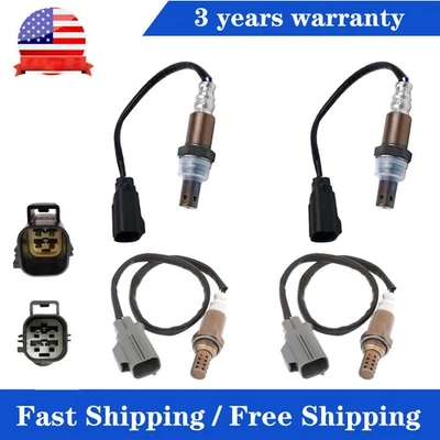 Sensor de oxígeno O2 4 piezas aguas arriba+aguas abajo para Land Rover LR3 4,0 L V6 4,4 L V8 2007-2009 Foto 1 de 4
