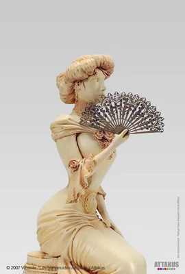 Statuetta in resina Sasmira versione avorio - collezione pin-up - Made in Fra... - Immagine 1 di 4