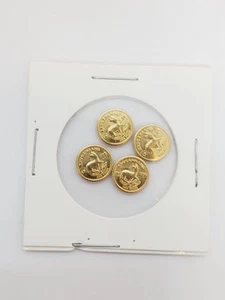 Lot Of 4 1978 South African Mini Brass Krugerrand (30) - Picture 1 of 3