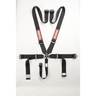 RaceQuip FIA Camlock 6pt 2in Pull Down Lap FHR | Black Foto 1 de 3