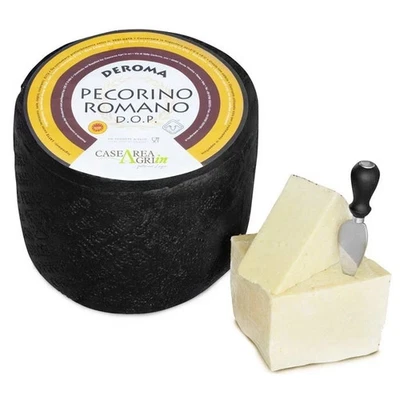 Queso Pecorino Romano D.O.P Deroma Agri-In 2,2 lb (1 kg) - Ovejas italianas envejecidas Foto 1 de 4