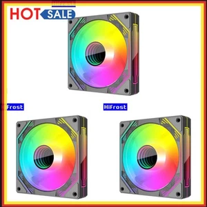 120mm Case Fan Cooler 5V 3Pin ARGB 12V 4PIN PWM Chassis Fan (Black Reversed) - Bild 1 von 9