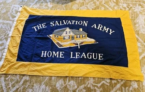 Original Vintage 1920s Salvation Army Home League Flag 3' X 5' - Picture 1 of 4