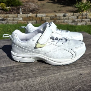 Dr Comfort Winner Schuhe Herren Größe 9 Weite Orthopädisch Weiß Leder Turnschuhe - Bild 1 von 13