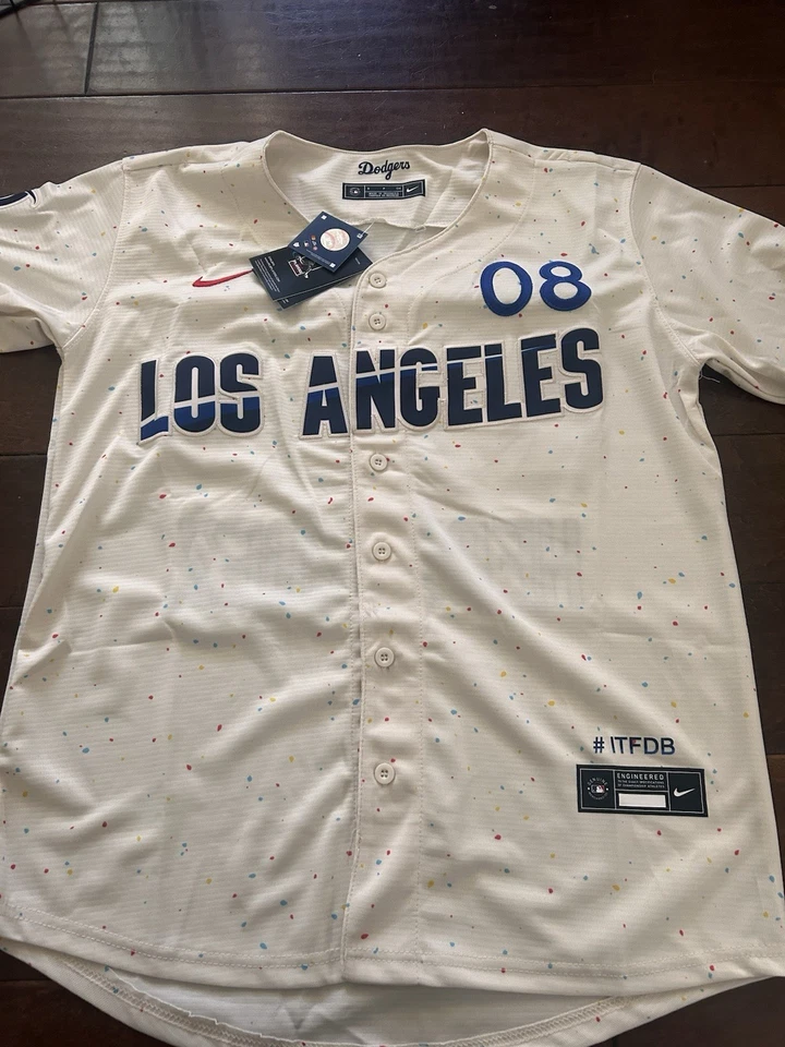 Enrique “Kike” Hernandez Adult Dodgers City Connect Jersey Size Large  - Image 1 of 2