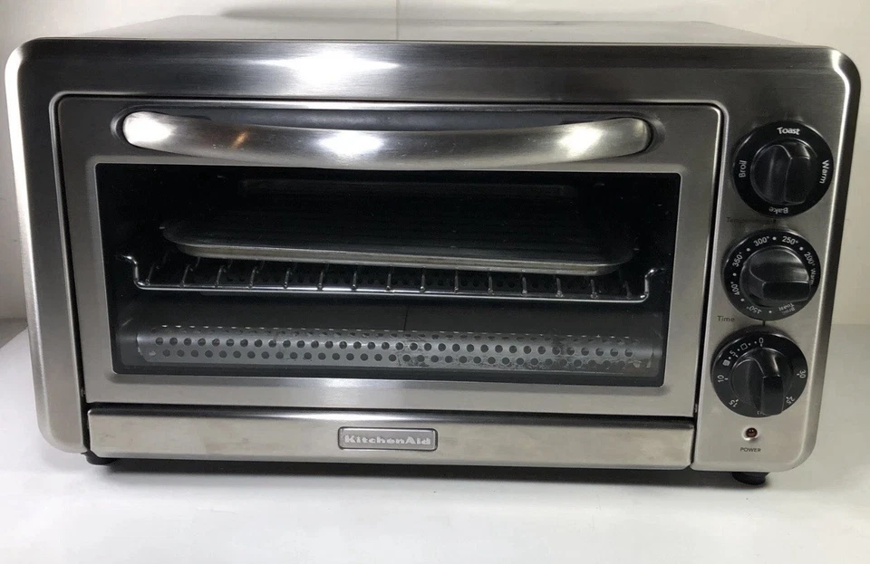 KitchenAid Tostadora Horno Encimera Hornear Asar Tostadas Mantener Caliente Temporizador KCO10050B Foto 1 de 4